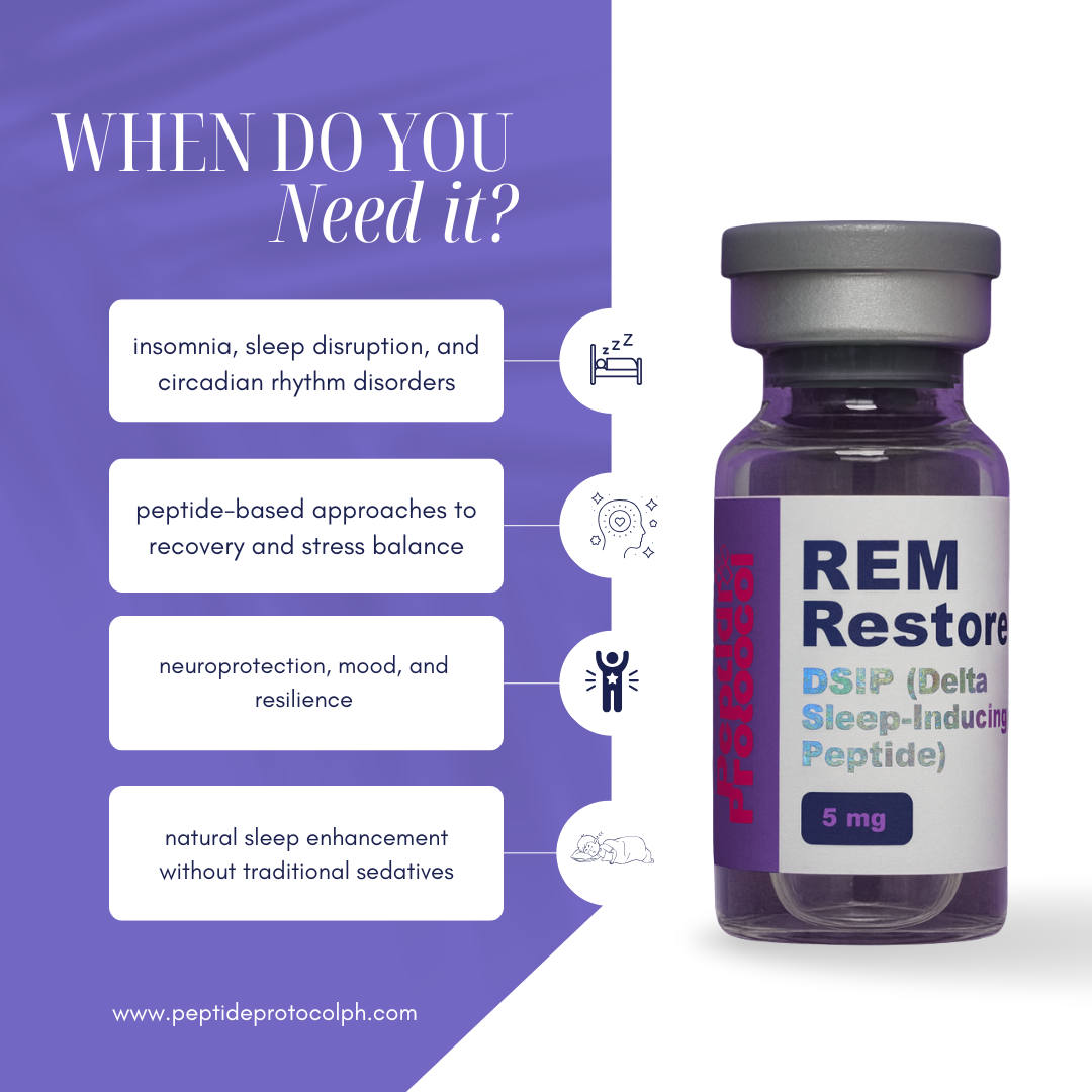REM Restore (DSIP (Delta Sleep-Inducing Peptide)) 5mg