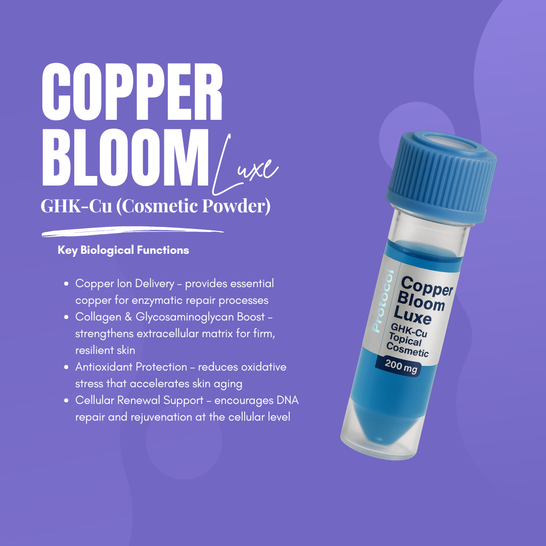Copper Bloom Luxe (GHK-CU (Cosmetic Powder)) 200mg