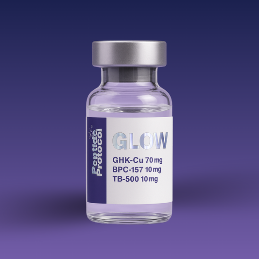 GLOW Blend 70mg | GHK-Cu 50 • BPC-157 10 • TB-500 10