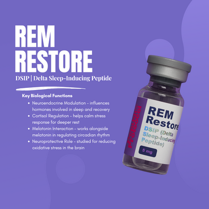 REM Restore (DSIP (Delta Sleep-Inducing Peptide)) 5mg