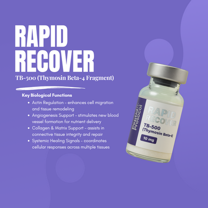 Rapid Recover - TB-500 | Thymosin Beta-4 (Tβ4) 10mg