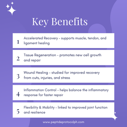 Rapid Recover - TB-500 | Thymosin Beta-4 (Tβ4) 10mg