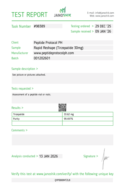 Rapid Reshape - (Tirzepatide)